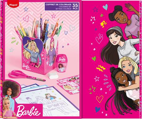Coffret coloriage barbie Rose 2 - vertbaudet enfant 