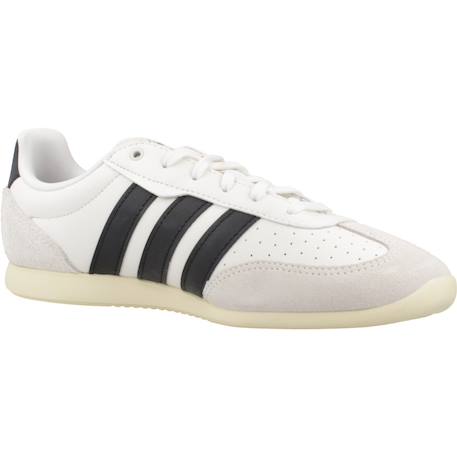 Baskets garçon en cuir à lacets souple sport Blanc white 5 - vertbaudet enfant 