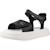 Sandales fille Blanc+Noir 10 - vertbaudet enfant 