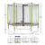 Trampoline jardin ø 300?cm + filet + échelle - jumpi 300 - taupe/vert Vert 3 - vertbaudet enfant 