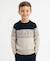 Pull garçon Beige chine 1 - vertbaudet enfant 