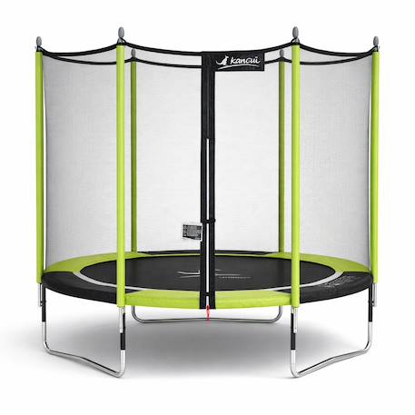 Trampoline jardin ø 300?cm + filet de sécurité - jumpi 300 - noir/vert Vert 1 - vertbaudet enfant 