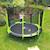 Trampoline jardin ø 360?cm + filet + échelle - jumpi 360 - noir/vert Vert 5 - vertbaudet enfant 