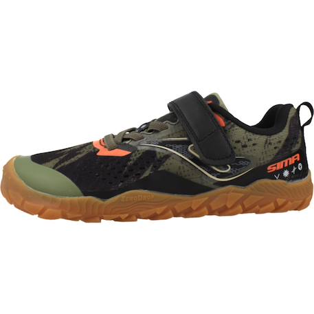 Basket garçon modèle sima junior barefoot Vert kaki 2 - vertbaudet enfant 
