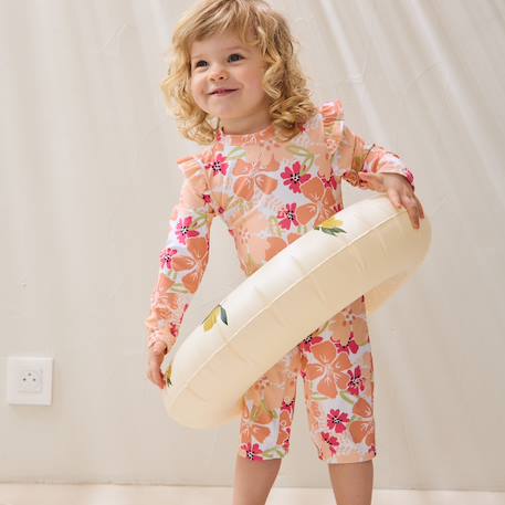 Combinaison de bain bébé manches longues protection uv rosara Peche 5 - vertbaudet enfant 