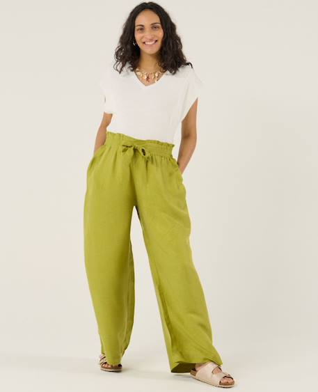 Pantalon de grossesse sahel Anis+Beige+Cuivre 6 - vertbaudet enfant 