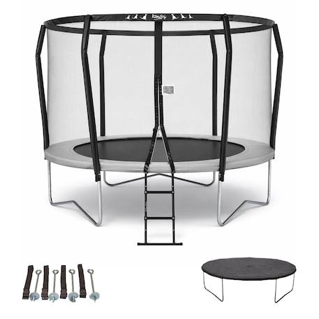 Trampoline premium ø 300?cm + échelle + bâche + kit ancrage - famili 300 Beige 1 - vertbaudet enfant 