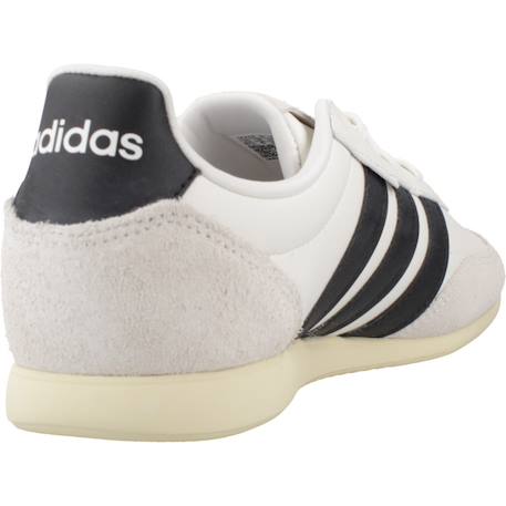 Baskets garçon en cuir à lacets souple sport Blanc white 3 - vertbaudet enfant 