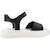 Sandales fille Blanc+Noir 7 - vertbaudet enfant 