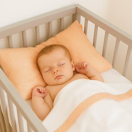 Drap plat en popeline de coton bio blanc Blanc 4 - vertbaudet enfant 