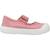 Ballerines à scratch fille Nude+Rose framboise 1 - vertbaudet enfant 