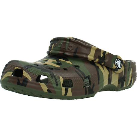 Tongs garçon modèle classic camouflage Gris+Vert army 10 - vertbaudet enfant 