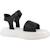 Sandales fille Blanc+Noir 11 - vertbaudet enfant 