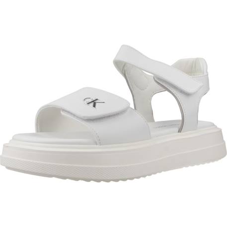 Sandales fille Blanc+Noir 4 - vertbaudet enfant 