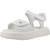 Sandales fille Blanc+Noir 4 - vertbaudet enfant 