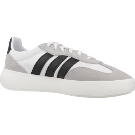 Baskets garçon en cuir à lacets urbain Blanc white 5 - vertbaudet enfant 