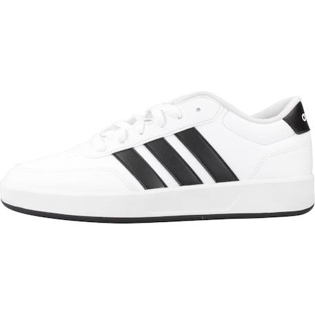 Baskets garçon en textile à lacets tennis Blanc white 2 - vertbaudet enfant 