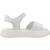 Sandales fille Blanc+Noir 1 - vertbaudet enfant 