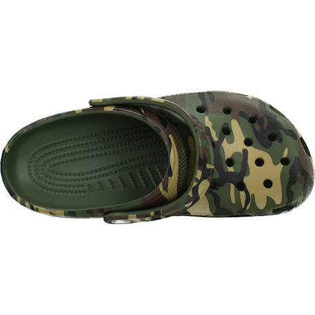 Tongs garçon modèle classic camouflage Gris+Vert army 12 - vertbaudet enfant 