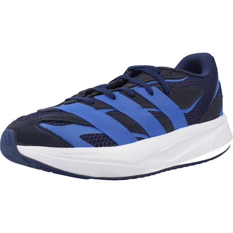 Baskets garçon en cuir running Bleu blue 4 - vertbaudet enfant 