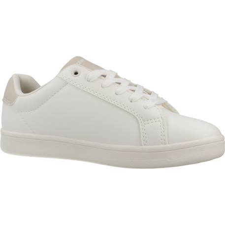 Basket fille modèle low cut lace up Beige blanc 5 - vertbaudet enfant 