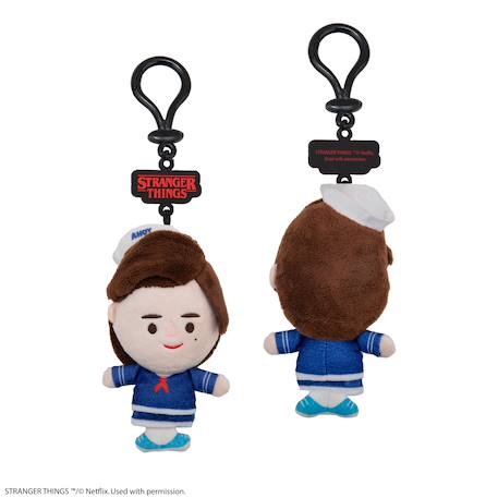 Porte-clés peluche steve scoops ahoy - stranger things Bleu 3 - vertbaudet enfant 