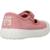 Ballerines à scratch fille Nude+Rose framboise 3 - vertbaudet enfant 