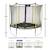Trampoline jardin ø 300?cm + filet + échelle - jumpi 300 - noir/vert Vert 3 - vertbaudet enfant 