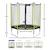 Trampoline jardin ø 250?cm + filet de sécurité - jumpi 250 - noir/vert Vert 3 - vertbaudet enfant 