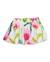Jupe pour fille en toile avec motif floral Blanc 1 - vertbaudet enfant 