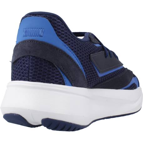 Baskets garçon en cuir running Bleu blue 3 - vertbaudet enfant 