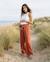 Pantalon de grossesse sahel Anis+Beige+Cuivre 12 - vertbaudet enfant 