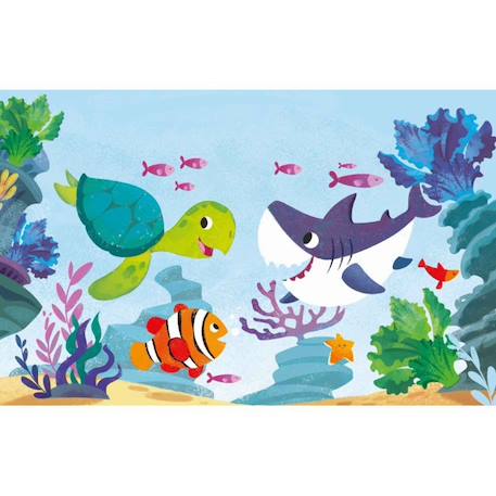 Coloriage à l'eau pinceau magique Émotions+Ferme+Forêt+Mer+Savane 21 - vertbaudet enfant 
