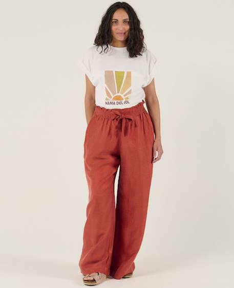 Pantalon de grossesse sahel Anis+Beige+Cuivre 17 - vertbaudet enfant 