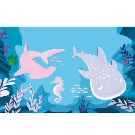 Coloriage à l'eau pinceau magique Émotions+Ferme+Forêt+Mer+Savane 23 - vertbaudet enfant 