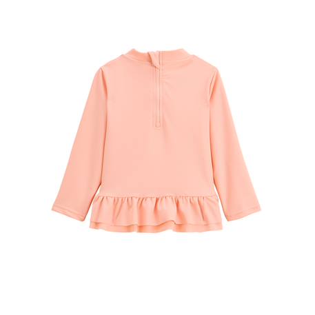 Maillot de bain fille 2 pièces t-shirt de protection uv et culotte deauville Peche 5 - vertbaudet enfant 