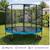 Trampoline ø 300cm + filet + échelle + bâche + kit ancrage - punchi 300 bleu Bleu 2 - vertbaudet enfant 