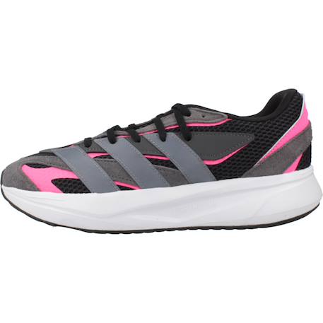 Baskets fille en cuir à lacets running Noir black 2 - vertbaudet enfant 