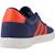 Baskets garçon en cuir à lacets court Bleu blue 3 - vertbaudet enfant 