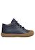 Chaussures premiers pas en cuir avec fermeture éclair cocoon zip Cognac-+Marine- 6 - vertbaudet enfant 
