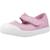 Ballerines  à scratch Blanc+Bleu+Nude+Rose framboise+Violet pétale 28 - vertbaudet enfant 