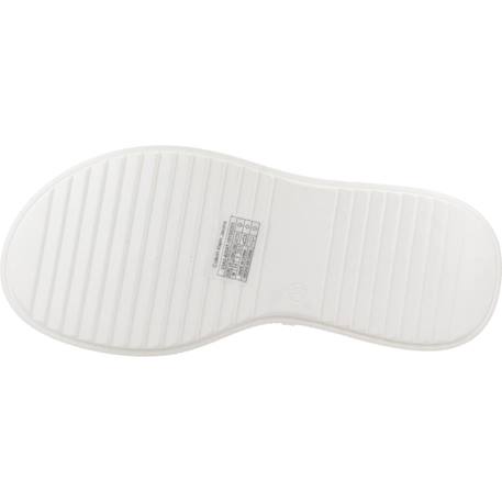 Sandales fille Blanc+Noir 12 - vertbaudet enfant 