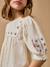 Blouse brodée  - cyrillus x emile&ida Ecru 3 - vertbaudet enfant 