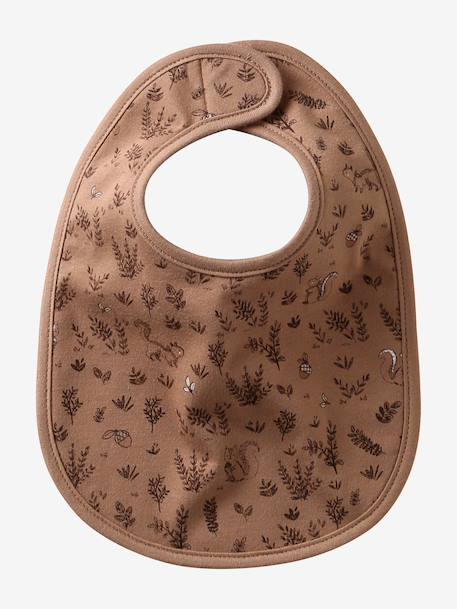 Lot 7 bavoirs naissance en coton bio* Babylone+ficelle+Hérisson+rose pâle+Tanzanie+vert d'eau 14 - vertbaudet enfant 