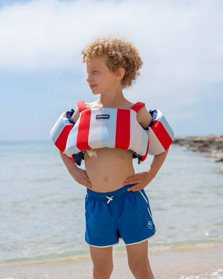 Gilet de natation avec brassards enfants Multi coloured 1 - vertbaudet enfant 