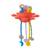 Jouet à tirer sensoriel arc-en-ciel Multi-coloured 1 - vertbaudet enfant 
