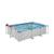Piscine tubulaire rectangulaire 300x200x65cm avec pompe filtrante Gris+Gris clair+Vert 12 - vertbaudet enfant 