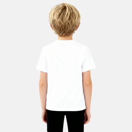 T-shirt manches courtes garçon avec imprimé Blanc 3 - vertbaudet enfant 