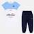 Pack de 2 t-shirts et 1 pantalon de jogging garcon Bleu 5 - vertbaudet enfant 