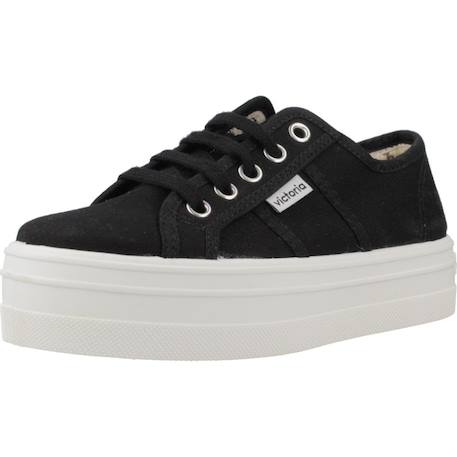 Basket à lacet fille Beige+Blanc+Noir 16 - vertbaudet enfant 